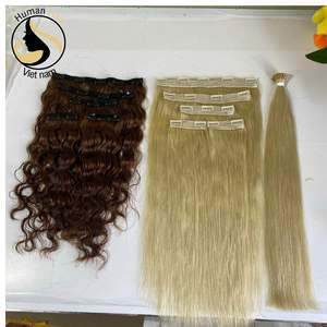 Top Quality Vietnamese Raw Hair 100% Cuticle Aligned Virgin Natural Straight Clip In Hair Extensions - Product Image 6