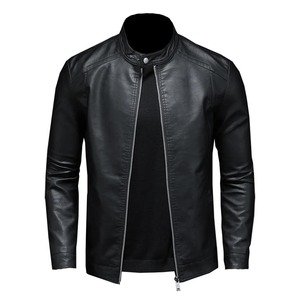 Genuine Leather <b>Jacket</b> in Stock <b>Men's</b> Classic <b>Trucker</b> <b>Jacket</b> Genuine Sheepskin Shirt Casual Smooth Lightweight Leather - Product Image 3