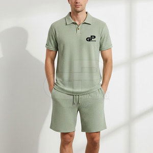 Ensemble de shorts pour hommes pour un style de vie actif, respirant, confortable, coupe flexible, adapté pour la salle de sport, la course à pied, l'entraînement et les tenues décontractées - Product Image 3