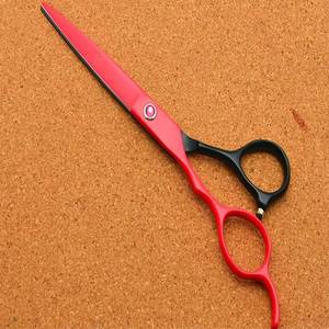Ciseaux professionnels pour cheveux clairsemés en acier inoxydable, couleur personnalisée, manche moyen, pour droitiers, tranchants et légers, pour la coiffure - Product Image 4