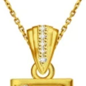 SGRHO Colliers Pendentifs Mode Vermeil pour Femme, en Argent Sterling Plaqué Or, Bijoux de Sororité, Breloque Lettre Grecque, Élégant - Product Image 4