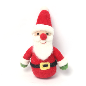 Figurines de Père Noël en coton faites à la main en gros |   Couleur et logo personnalisés respectueux de l'environnement |   Fabricant de décorations de Noël OEM au Népal - Product Image 1