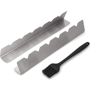 Supporto Rialzato per Spiedini in Acciaio Inossidabile a 6 Spiedi per Griglie, Previene Scottature e Appiccicosità, Strumento Completo per Barbecue - Product Image 1