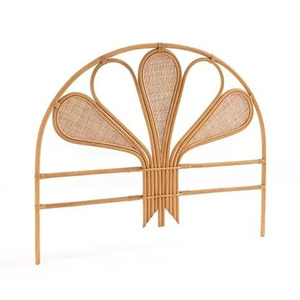 Décoration murale bohème en rotin, forme et taille personnalisées, faite à la main, en forme de fleur, multifonctionnelle - Product Image 4