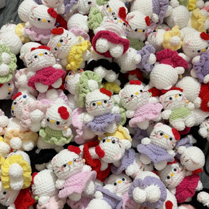 Wholesale Handmade Crochet <b>Keychain</b> Cute Mini Knitted Charm for Bags Backpacks Keys Phone Accessories and Personalized Gifts - Product Image 6