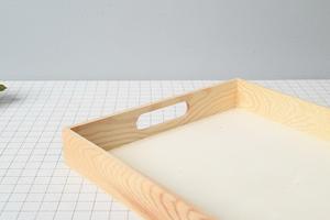 Bandeja de Servir de Madera Estilo Moderno, Bandeja de Madera Maciza Premium para Servir Té, Café y Desayuno - Product Image 4