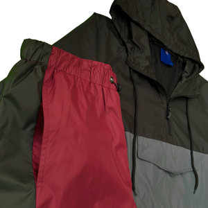 Details On Jacket And Pants For <b>Night</b> Safety <b>Stand</b> Up Collar Keeps Neck Warm Windbreaker Tracksuit - Product Image 3