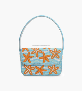 Style bohème indien Designer grande capacité fait à la main femmes sac de messager soirée Shopping pochette perlée Style Boho en gros - Product Image 4