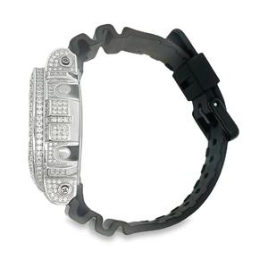 Reloj de Plata de Ley 925, Reloj Chapado en Plata Sólida, Reloj con Diamantes Moissanite para Hombre y Mujer, Joyería de Moda - Product Image 3