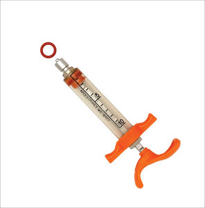 Seringue vétérinaire manuelle en acier inoxydable réutilisable de haute qualité CHC TPX BD certifiée CE pour chevaux avec dispositif de sécurité - Product Image 4