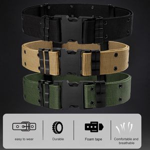 Adjustable Nylon <b>Web</b> <b>Belt</b> for <b>Men</b> Durable Outdoor Sports & Hiking Waist <b>Belt</b> Strong Utility <b>Belt</b> for Daily Use - Product Image 4
