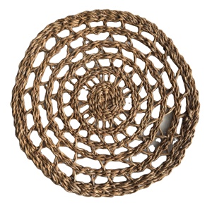 Classic Round Woven <b>Placemats</b> <b>and</b> <b>Coaster</b> <b>Set</b> Braided Rattan Charger Plates for Kitchen Dining Table - Product Image 1