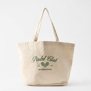 Sac fourre-tout en coton recyclé naturel |   Sac de courses réutilisable et écologique pour femmes |   Sac de voyage quotidien grande capacité - Product Image 1