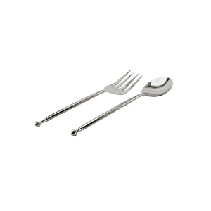 TERMINAL KNOB Stainless Steel Brass <b>Copper</b> Salad Server Cutlery Set Best <b>Kitchen</b> Serving Tools for Serving Salad - Product Image 1