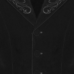 Gilet en velours noir pour homme, style gothique steampunk victorien, idéal pour mariage, vente en gros 2026 - Product Image 5