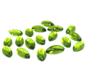 Piedra de Vidrio Color Oliva, Forma Marquise, Cabujón, Todos los Tamaños, Piedra Suelta para Joyería, Suministro al por Mayor, Fabricante - Product Image 2