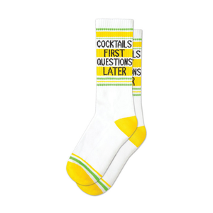 Chaussettes Jacquard en Gros 100% Coton avec Slogan Amusant et Motif Dessin Animé pour Hommes – Idéales pour le Quotidien, Cadeaux, Tennis, Gym, Skate - Product Image 4