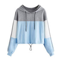 Sweat-shirt à capuche court décontracté pour femme Apparelzest, hiver, manches longues, tissu respirant et écologique, personnalisable