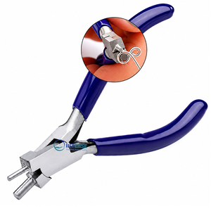Stainless Steel Bail Forming Pliers Jewelry Making Tool for Permanent Jewelry <b>Wire</b> Wrapping and <b>Craft</b> Work - Product Image 1