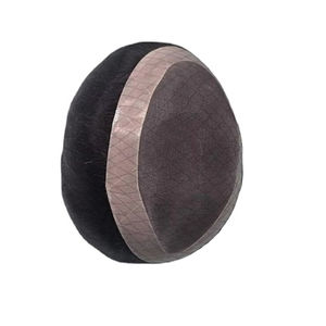 วิกผมคุณภาพสูง Remy Indian Water Wave ของ Taz Hair สำหรับผู้ชาย ระบบฐานโมโนนุ่ม ผลิตในบังกลาเทศ ทรงลอนลึกแบบหลวม - Product Image 1