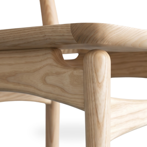 Chaise de salle à manger nordique en bois avec assise tressée, mobilier de restaurant, sièges modernes pour salle à manger - Product Image 4