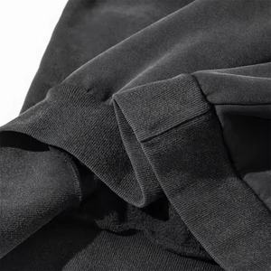 Stylish Customized Plain Sweatpants <b>Hoodie</b> Set Printed Embroidered Logo Sports Acid Wash Tracksuit - Product Image 3