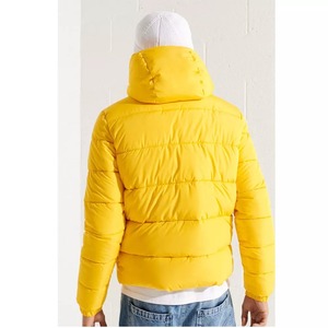 Blouson matelassé isolant pour homme, col montant, logo personnalisé sur le devant, commande en gros, fabricant et fournisseur de vêtements OEM - Product Image 4