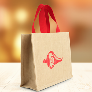 Sacs de courses réutilisables personnalisés avec logo d'usine, sacs en jute à poignées pour les emballages cadeaux et les activités publicitaires - Product Image 2