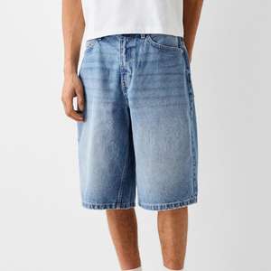 Shorts en jean amples vintage pour homme, style streetwear d'été, coupe décontractée, pour le travail - Product Image 1