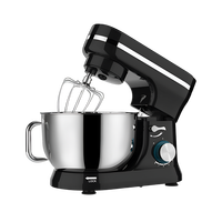 Mélangeur à spirale industriel Sudex CH-SM1510X 1000W pour boulangerie, bol de mélange de 5L, mélangeur électrique pour pain et pizza, utilisation domestique et en cuisine, en acier inoxydable