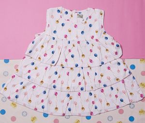 Chemise personnalisée pour bébé fille, 100% coton biologique, tissu tricoté, imprimé, broderie, col montant, chemisier d'été pour enfants - Product Image 6