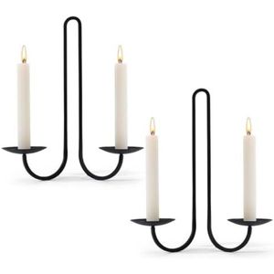 Modern Minimalist <b>Black</b> Metal <b>Candelabra</b> Wholesale 4 Arm Taper Candle Holder Luxury Table Centerpiece Home Decor Hospitality - Product Image 6