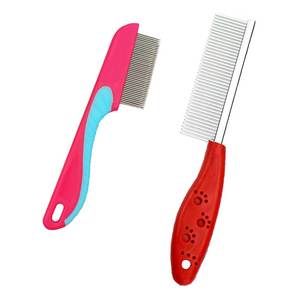 <b>Wide</b> and Narrow Tooth Grooming <b>Comb</b> Heavy-Duty Thick Fur Undercoat <b>Comb</b> Ergonomic Daily Coat Care Pet <b>Comb</b> - Product Image 1