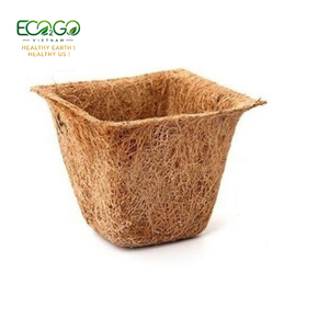 Eco-Friendly Coir Plant Pots 100% Natural Biodegradable Coconut Fiber Pot Best Selling 2025 from Eco2go Vietnam - Product Image 1
