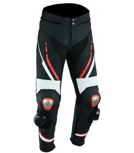 Pantalon en cuir pour moto, respirant, avec protections pour les genoux, taille plus, protection estivale, pantalon de moto - Product Image 6