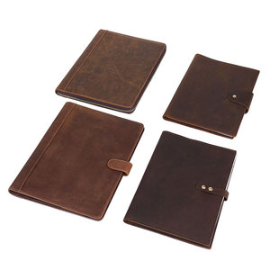 Luxury Vintage Handmade Custom Genuine Leather Eco-Friendly Business File <b>Folder</b> <b>A4</b> Document Work Resume Stylish Portfolio Gift - Product Image 4