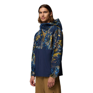 เสื้อแจ็คเก็ตผู้ชายลายดอกไม้แบบมีฮู้ด ผ้า softshell ซิปหน้า กันน้ำ ใส่ได้ทั่วไป ทรงปกติ ขายส่ง - Product Image 2