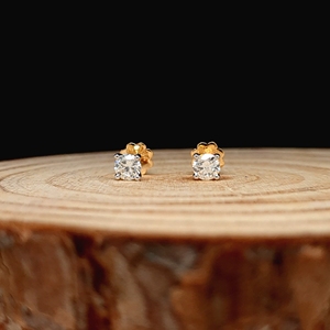 Lurba Jewels Hot Classic Design 18K White Gold <b>Stud</b> Earrings 0.3ct Lab Grown Diamond Wedding Gift - Product Image 3