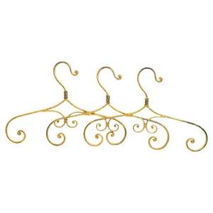 Percha de Metal con Acabado Dorado y Diseño Hecho a Mano, Perfecta para Organizar Ropa en el Hogar o en Espacios de Oficina - Product Image 4