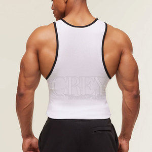 Casual Fashion Men <b>Tank</b> <b>Top</b> <b>Knitted</b> Soft Cotton Fabric Breathable Eco-Friendly Relaxed Fit for Summer Workouts Gym Sessions - Product Image 5