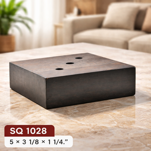 Modern Square Solid Wood Furniture Legs Block Style <b>Sofa</b> Cabinet <b>Feet</b> Replacement Durable Hardwood OEM - Product Image 2