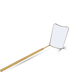 <b>Smart</b> Design Stainless Steel Eyelash <b>Mirror</b> with Handle Precision Crafted Ultra Lightweight Anti-Static Durable Limited Edition - Product Image 1