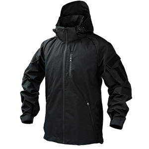Unisex <b>Waterproof</b> Anti-UV Breathable Plus Size Winter <b>Jacket</b> Full Sleeve <b>Grey</b> Black Cordura Outdoor Wear - Product Image 2