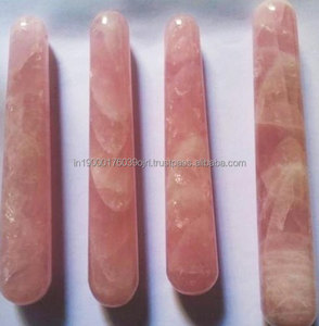 Wholesale Durable Carved Skin Massage Crystals Natural Stone Agate Gemstone Labradorite Healing Smooth <b>Wands</b> for Sale - Product Image 5