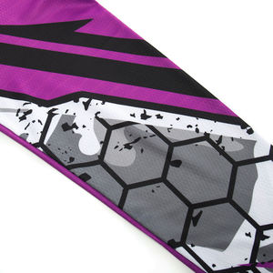 Jersey de Ciclismo Sublimado Personalizado de Manga Corta para Hombre, Transpirable, Elástico, 100% Poliéster, para Motocross al Aire Libre en Otoño - Product Image 5