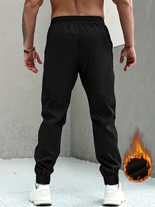 Pantalones de Felpa de Corte Holgado con Tela Suave y Cálida, Cintura Cómoda, Acabado Duradero y Estilo Práctico para el Día a Día en Casa - Product Image 5