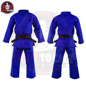 Traje de Judo Totalmente Personalizado de la Más Alta Calidad, Transpirable, 100% Algodón, Ropa de Artes Marciales con Corte Automatizado y Costuras Resistentes - Product Image 4