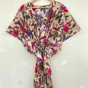 Caftan indien en coton Robe Caftan en pur coton Robe d'été - Product Image 1