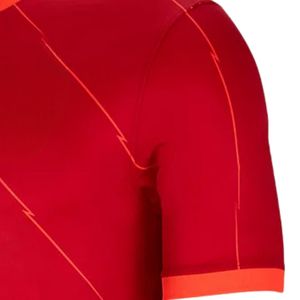 เสื้อฟุตบอลชายสีแดงแบบซับลิเมชั่น แขนสั้น โพลีเอสเตอร์ สำหรับทีมแข่งขัน ฝึกซ้อม และกีฬา - Product Image 6
