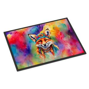 New Hippie Animal Fox Doormat Non-Slip Washable Low Pile 18H X 27W <b>Indoor</b> Outdoor Entryway <b>Mat</b> for Front <b>Door</b> - Product Image 1